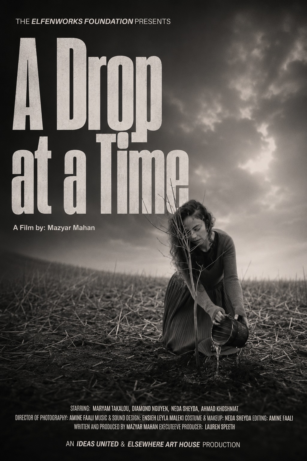 A Drop at a Time (2025) poster, a film by Mazyar Mahan